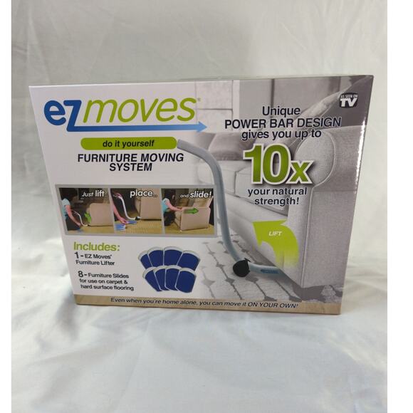 Ez Moves DIY Furniture Moving System Furniture Lifter with 8 Slides NEW SEALED - Picture 5 of 8